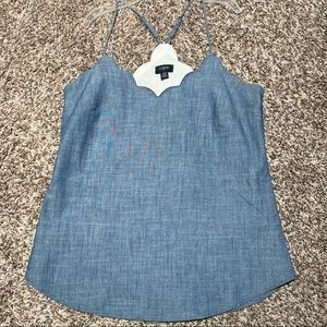 J. Crew Tank Top NWT Chambray